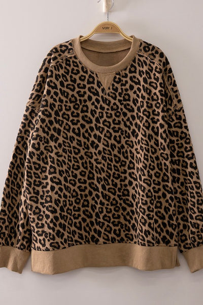 Oversized Cheetah Sweater