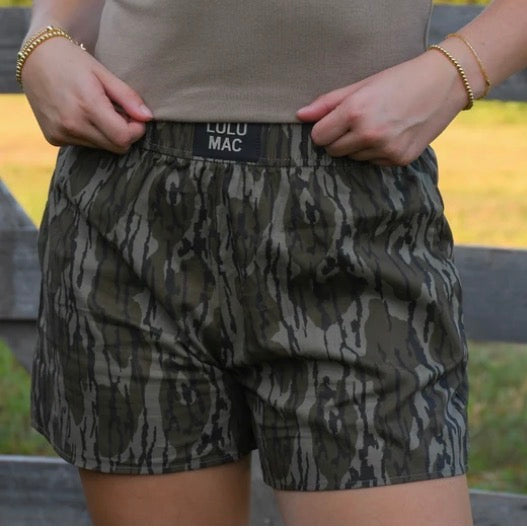 LULU MAC Mossy Oak Bottomland Boxer Shorts