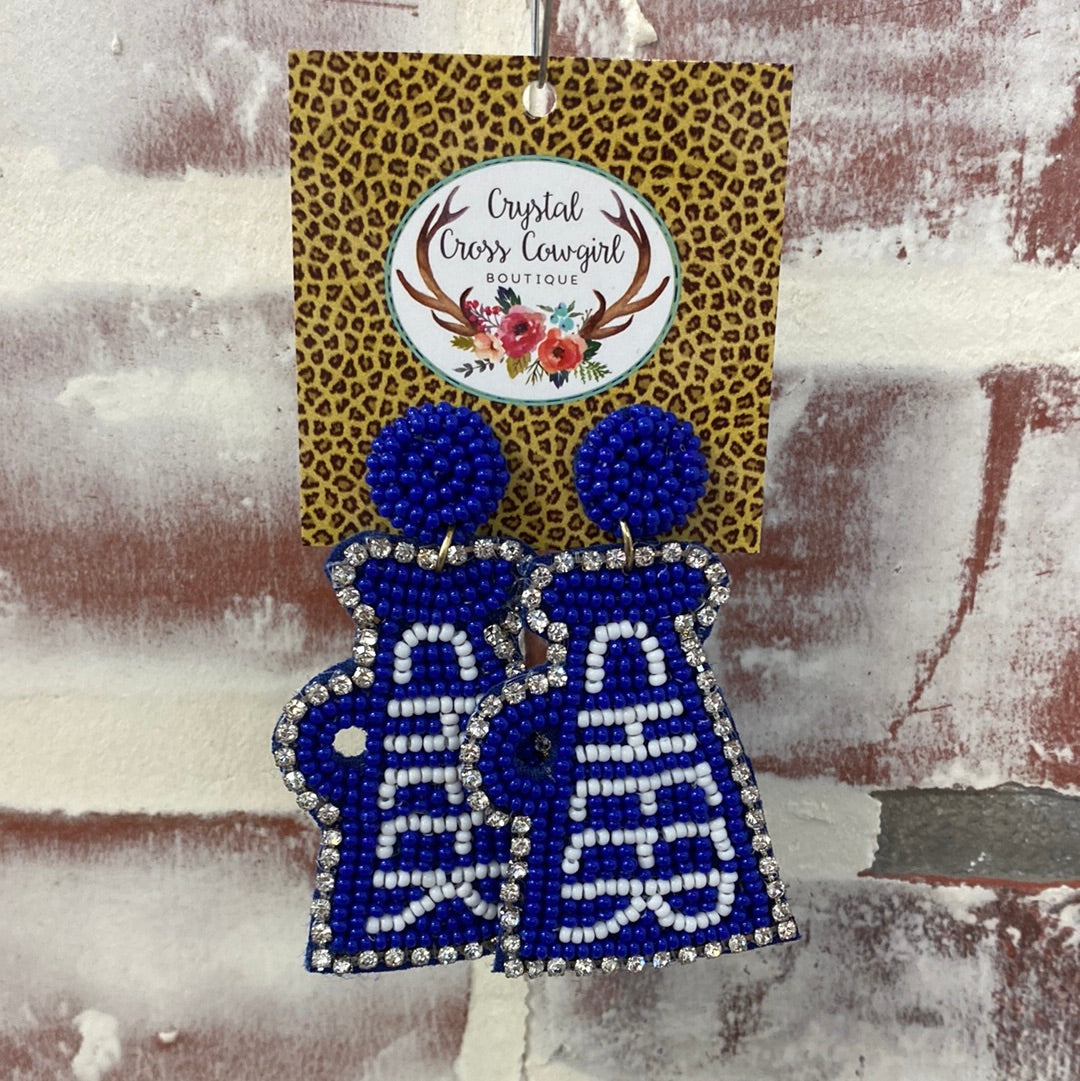 Cheer Megaphone Earrings
