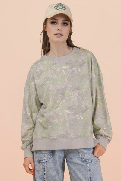 Oversized Camo Lounge Set