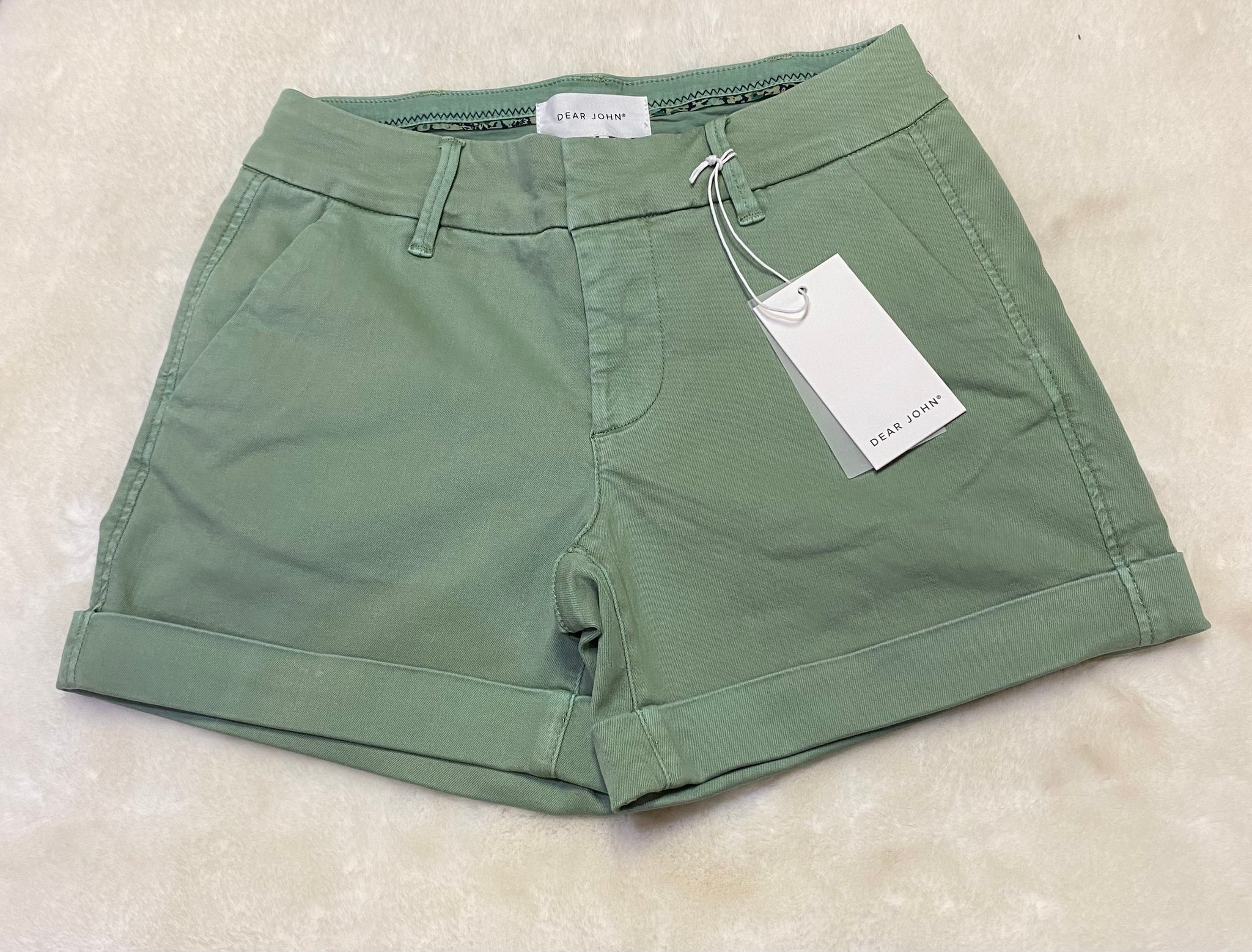 Dear John Shorts-Iceberg Green