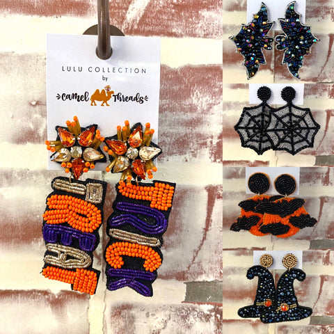 Camel Threads Halloween Earrings