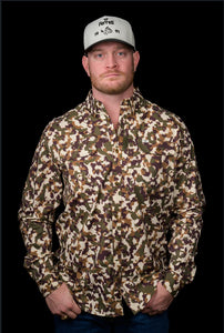 Ferrell Camo Lite-Long Sleeve Double Button Shirt