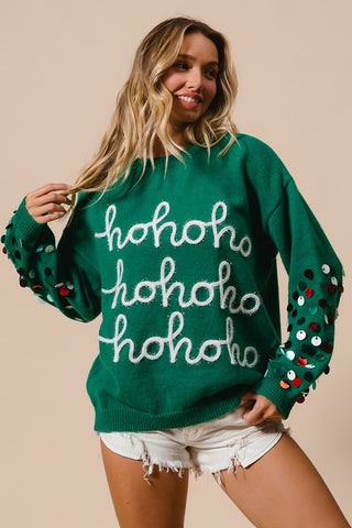 HoHoHo Tinsel Sweater