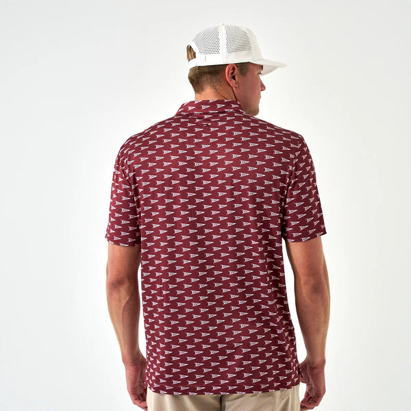 Burlebo Performance Polo - Howdy Pennant