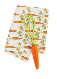 Mudpie Carrot Towel & Utensil Set