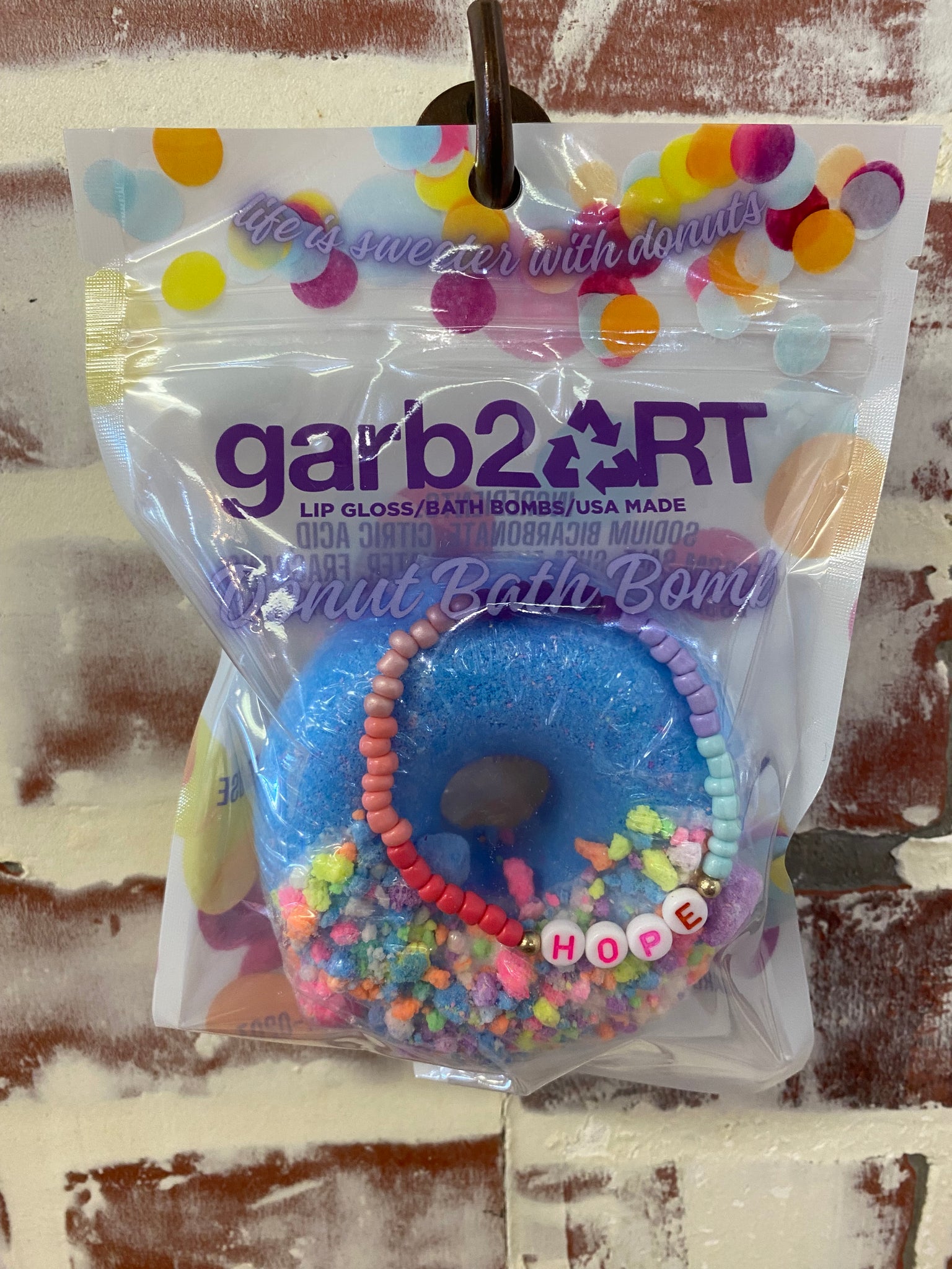 Bracelet and Donut Bathe Bomb Set