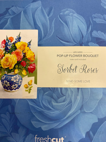 Freshcut Paper Sorbet Roses