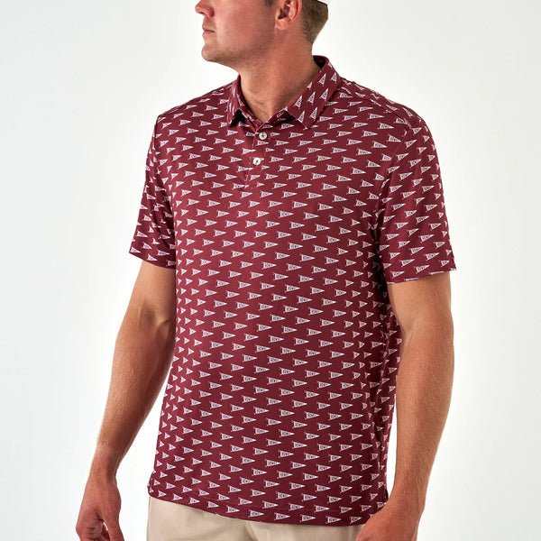 Burlebo Performance Polo - Howdy Pennant