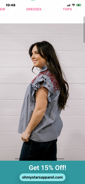 Oh My Stars Emma Top- Maroon