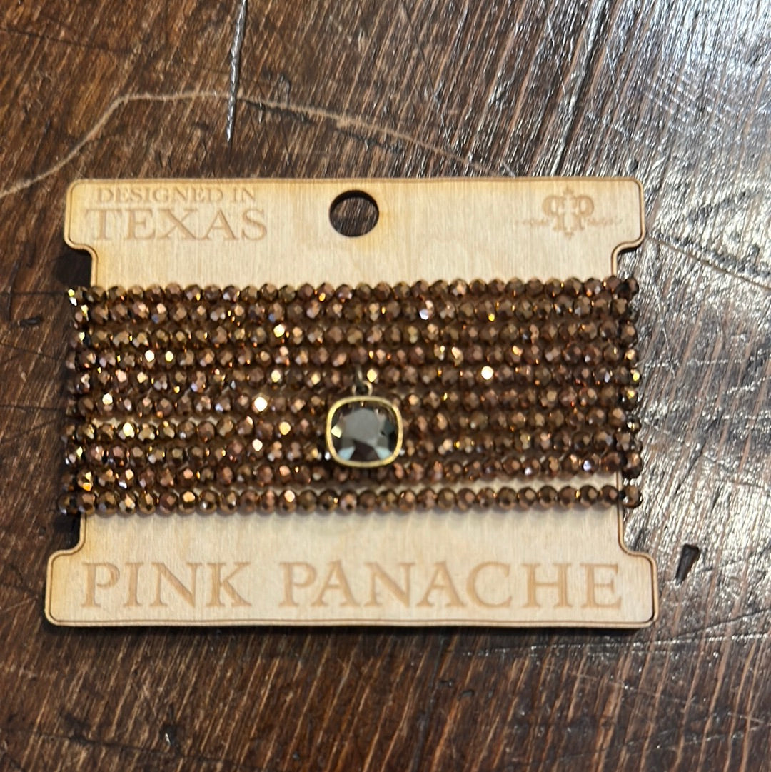 Pink Panache Small Beads Multi strand