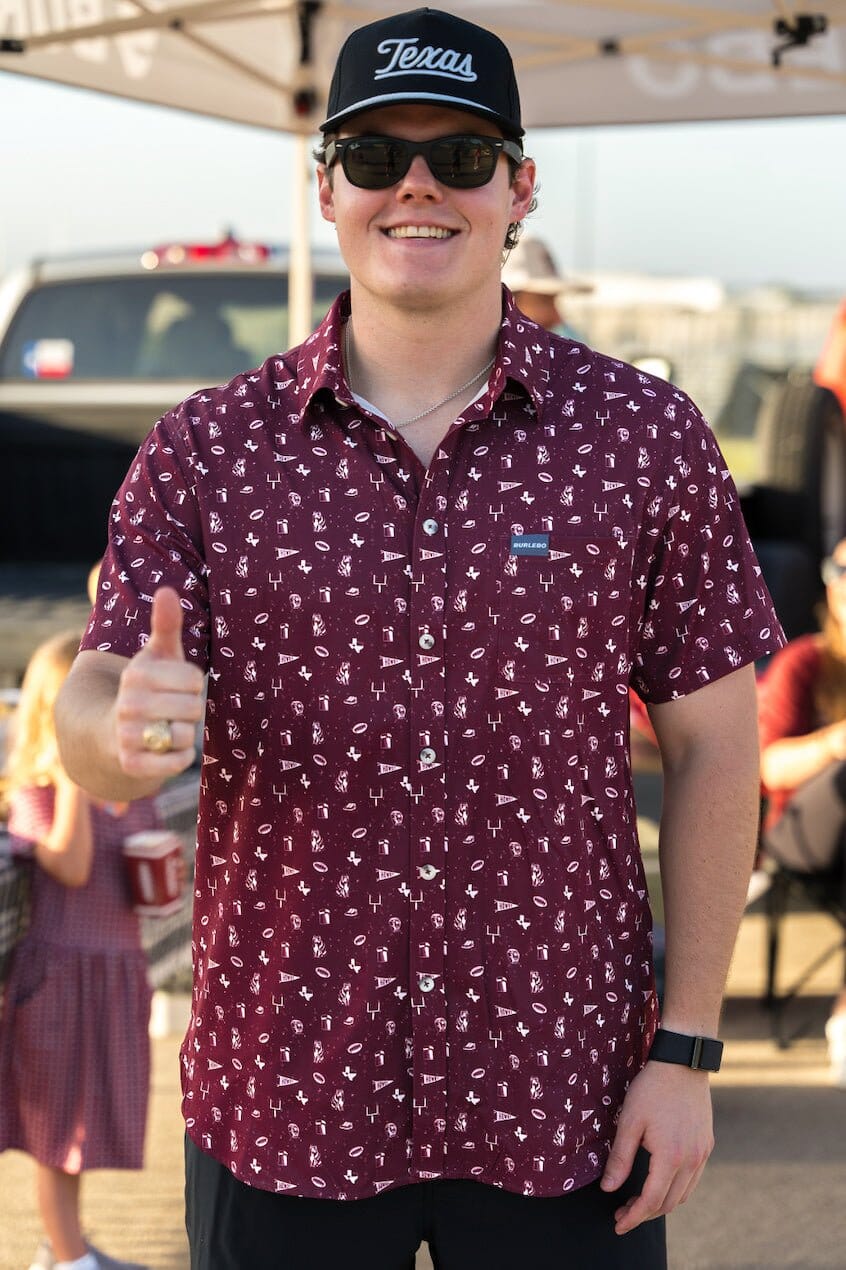 Burlebo Game Day in College Station Button Up