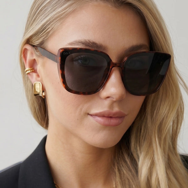 DAX Lux in Cheetah- Polarized Sunglasses