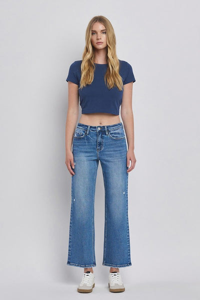 Vervet - Ahleeah HR Slim Wide Jeans