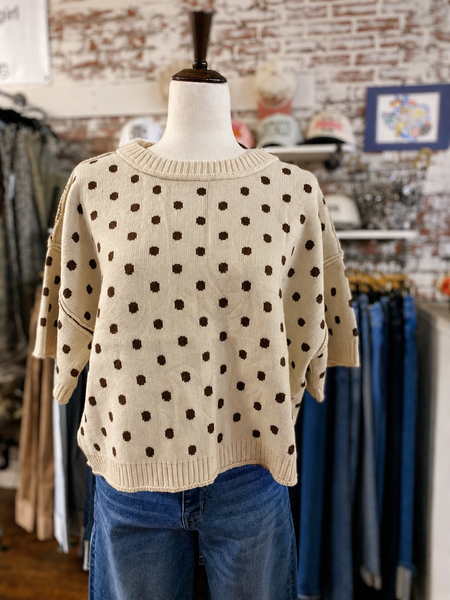 Cocoa Confetti Sweater
