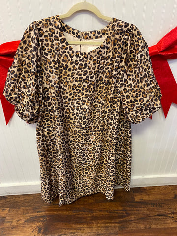 Curvy Playing With Print Dress