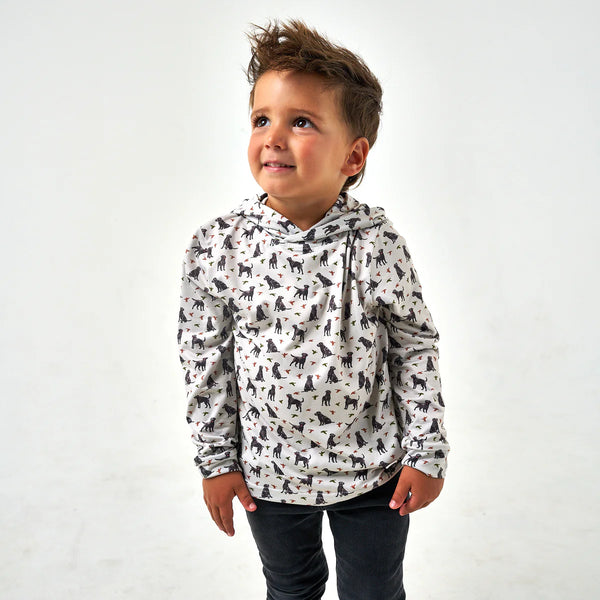 Burlebo Youth Hoodie - Ducks and Dogs
