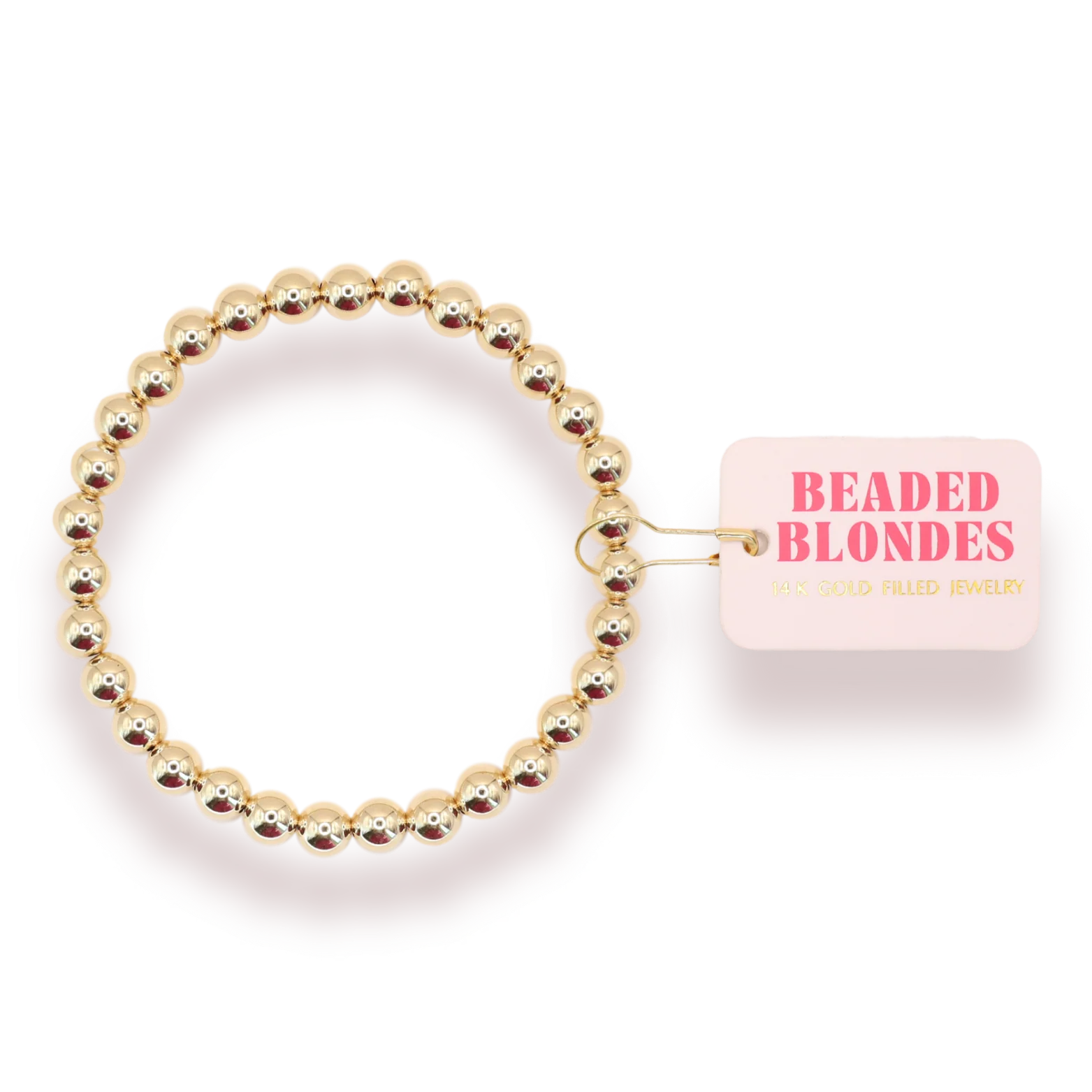 Beaded Blondes 6MM Gold Bracelet