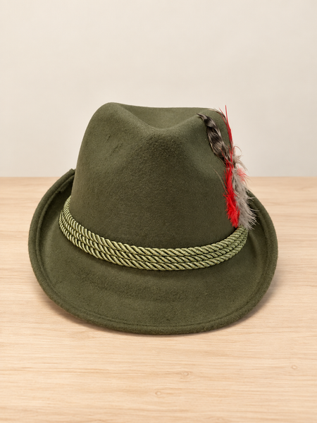 Deluxe Green German Hat