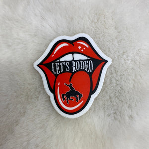 Let’s Rodeo Sticker