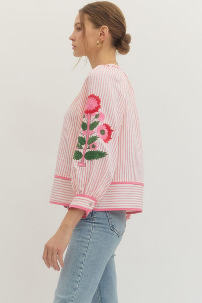 The Pink Posy Top