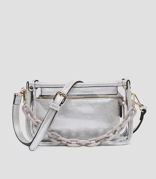 Jen & Co. Jessica Clear Crossbody