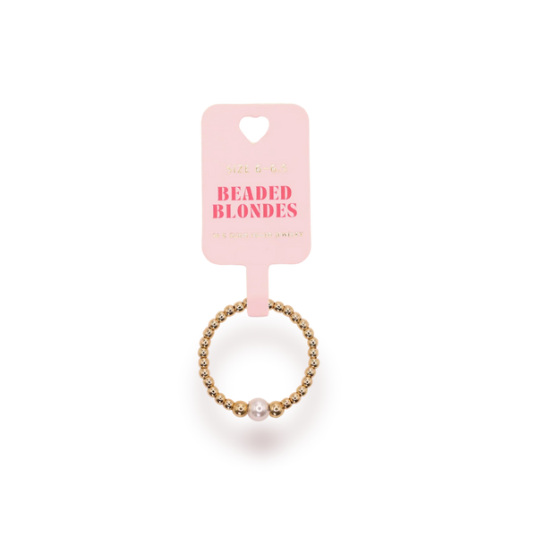 Beaded Blondes Sutton Pearl Ring