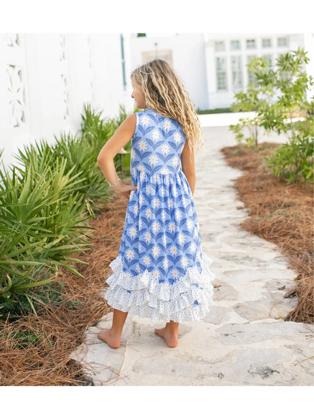 Girls Blue Bell Dress