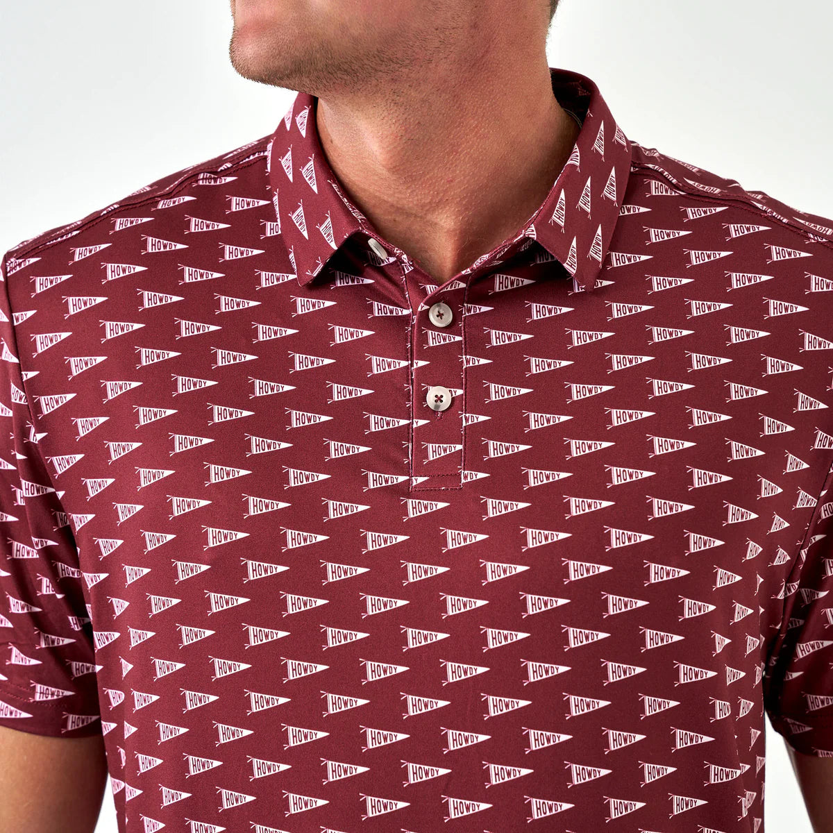 Burlebo Performance Polo - Howdy Pennant