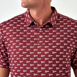 Burlebo Performance Polo - Howdy Pennant