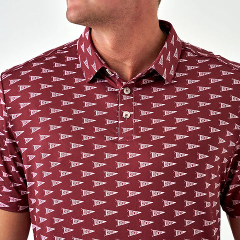 Burlebo Performance Polo - Howdy Pennant