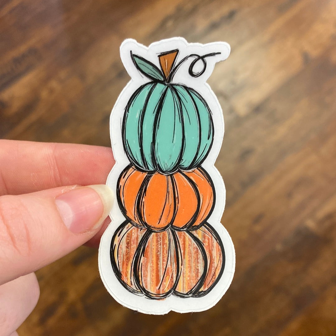 Fall Pumpkin Stickers