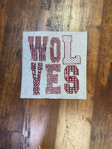 Fun Letters Wolves Tee