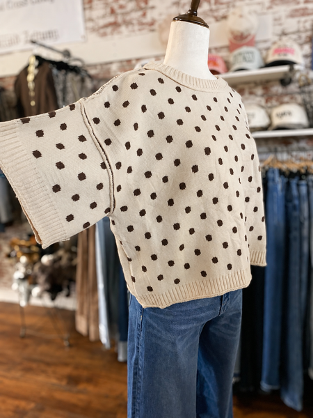Cocoa Confetti Sweater