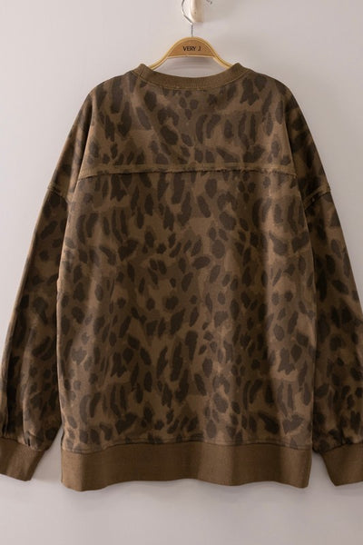Oversized Cheetah Sweater