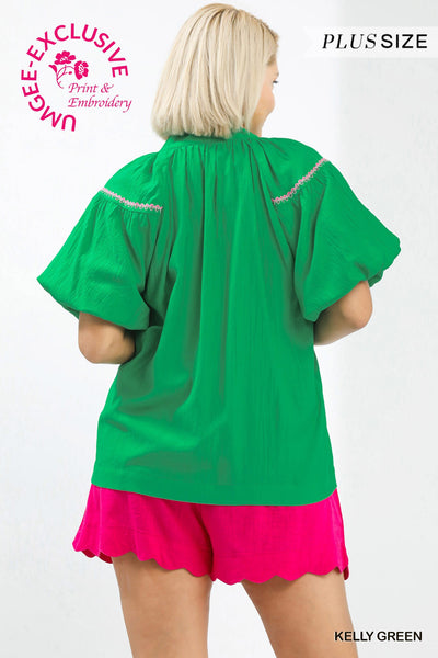 Curvy Bloom Top