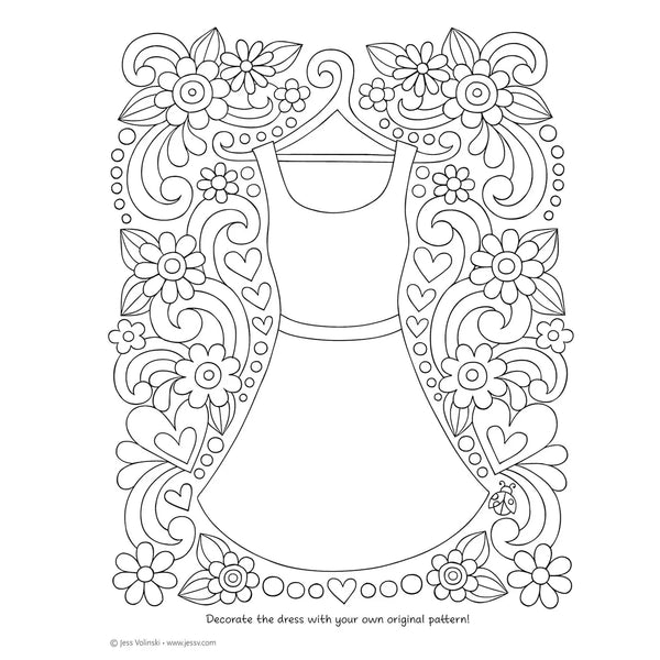 Notebook doodles coloring book