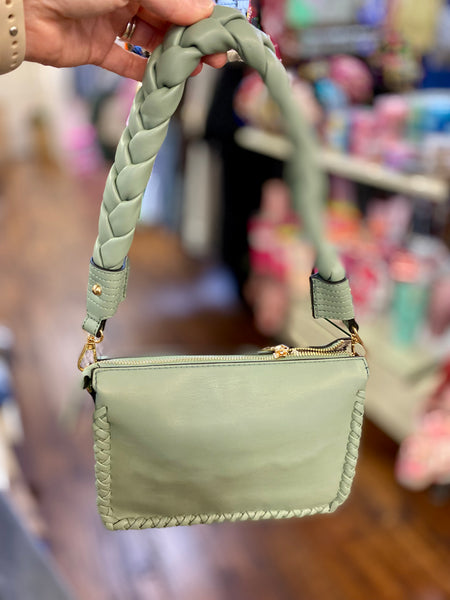 Jen & Co Judith Vegan Whipstitch Shoulder Bag