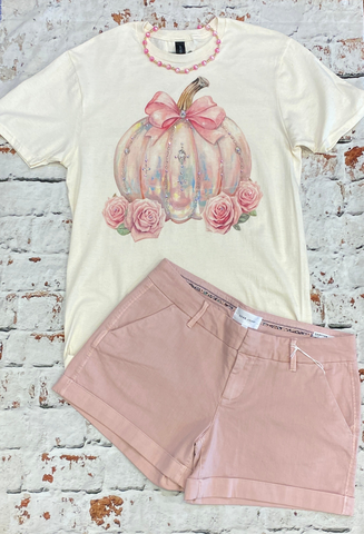 Rhinestone & Rose Pumpkin tee