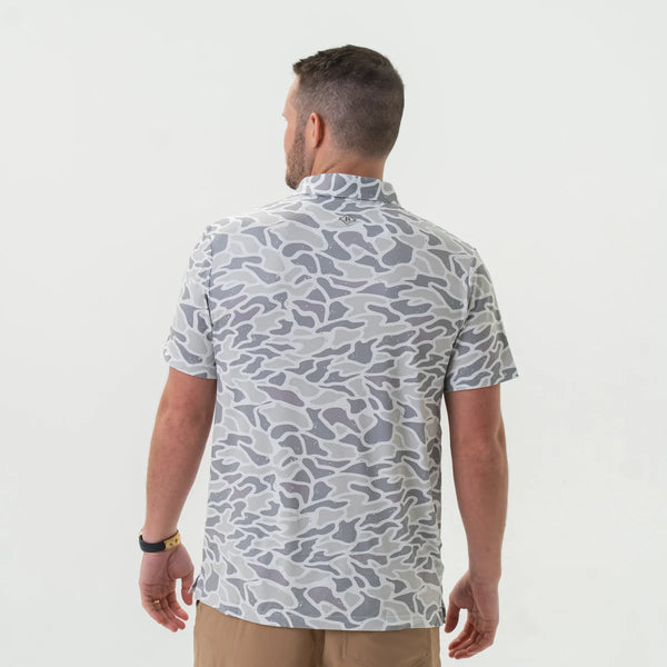 Burlebo Performance Polo-White Camo