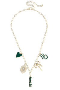 Baylor Bears Paper Clip Charm Collector Necklace