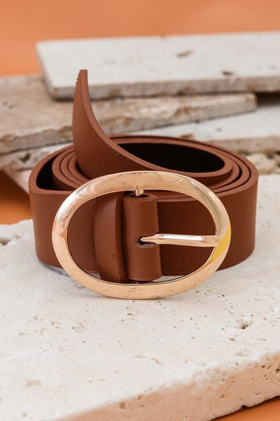 Classic Oval Buckle Belt