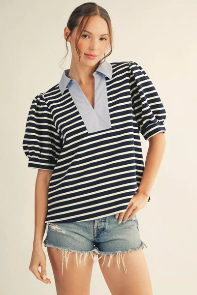 The Off-Duty Stripe Top