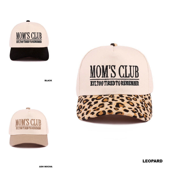 “Mom’s Club” Two Tone Cap