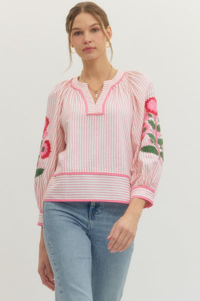 The Pink Posy Top