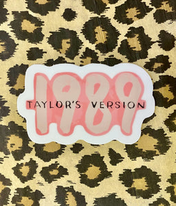1989 Taylor’s Version Sticker