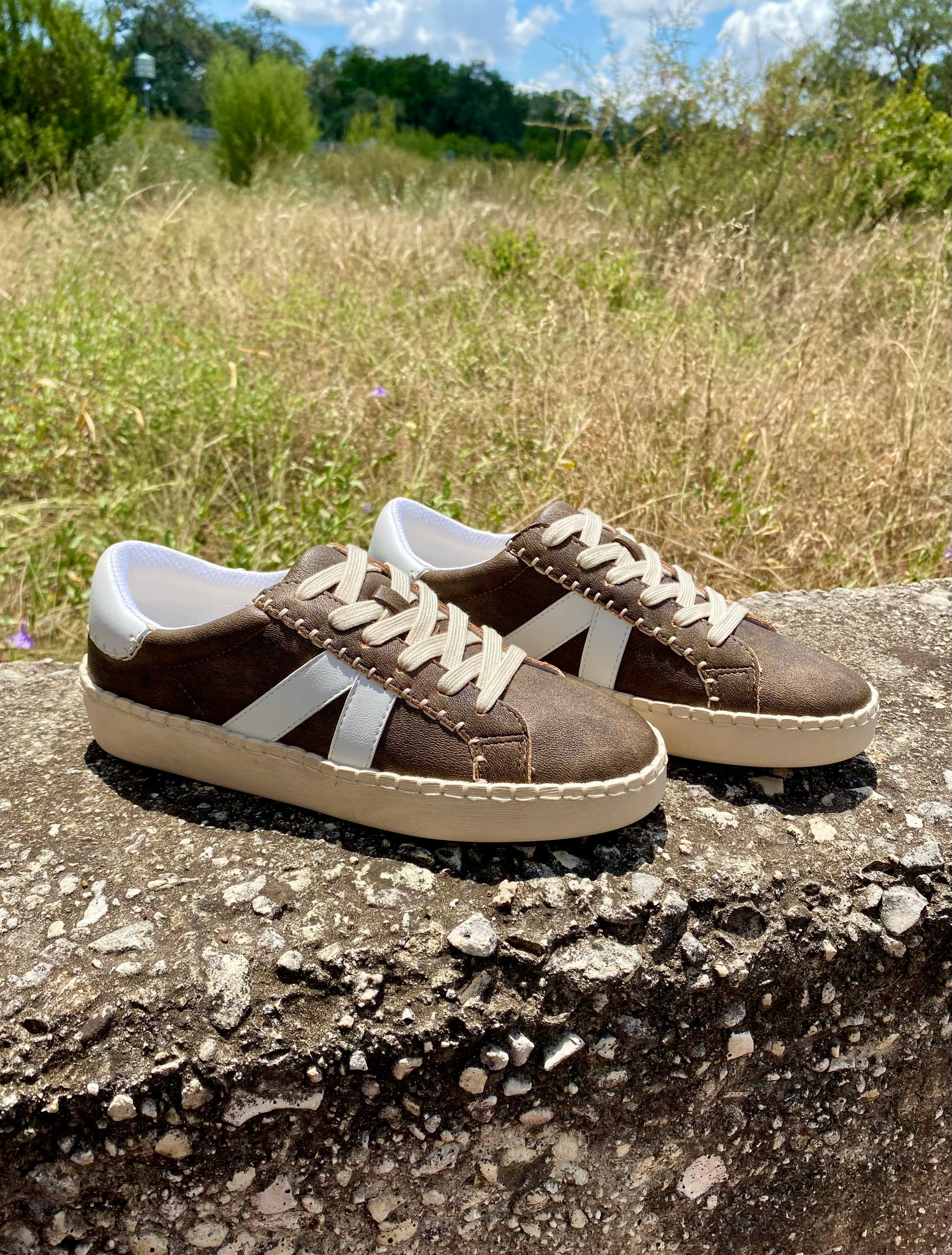 Friend Zone Sneaker- Chocolate