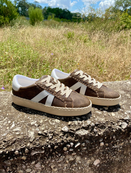 Friend Zone Sneaker- Chocolate