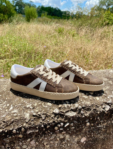 Friend Zone Sneaker- Chocolate