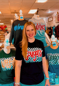 TT Checkered Cougars Tee
